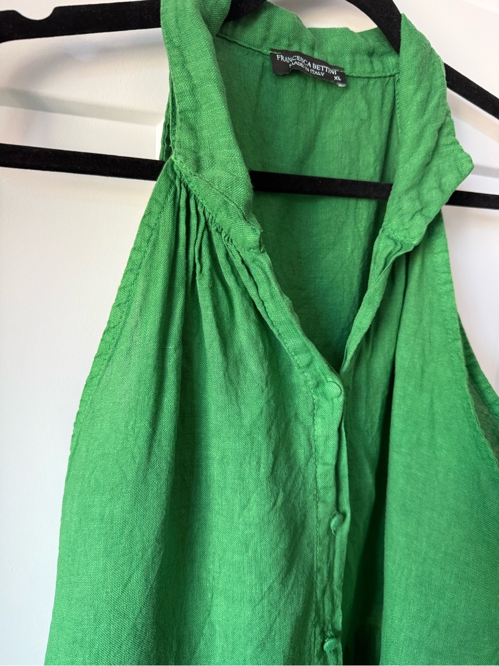 Green Tiered Sleeveless Midi Dress - Picture 5 of 6